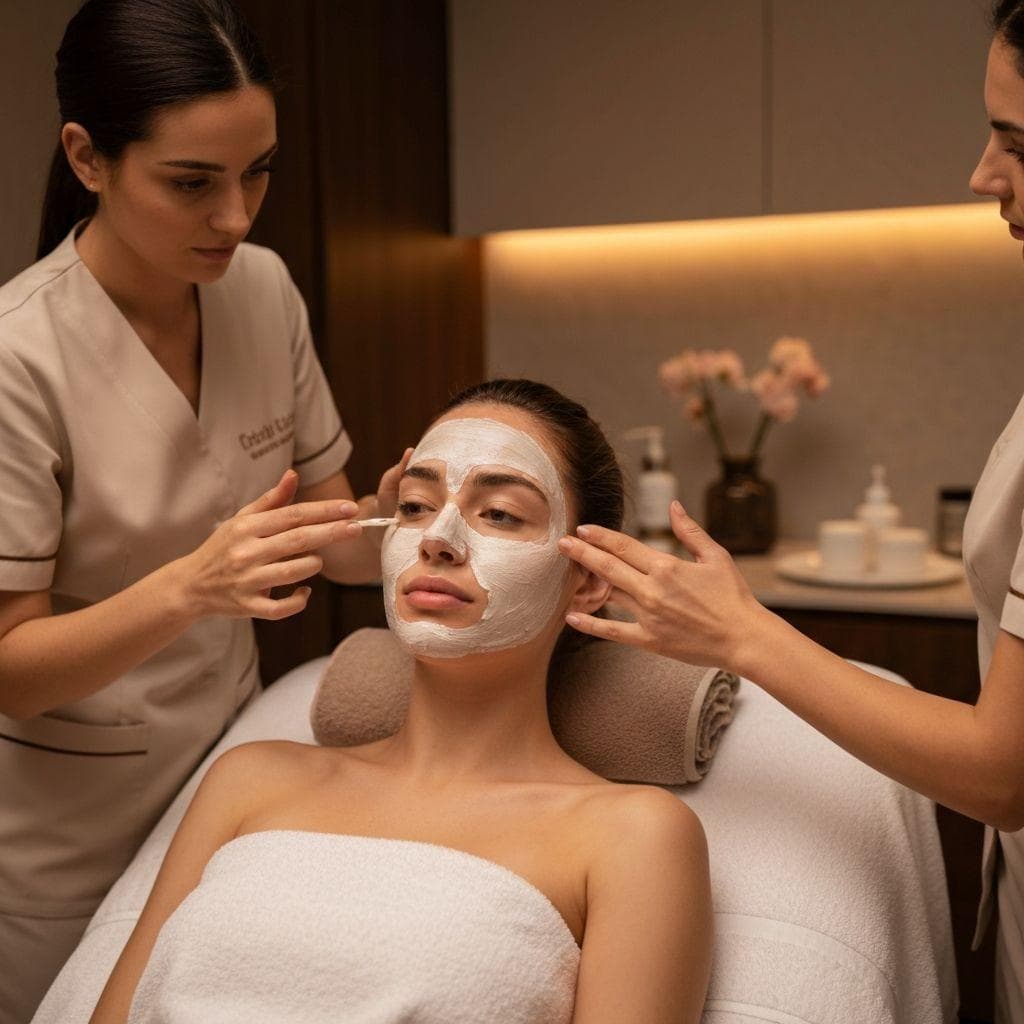 Professional facial treatment at Vibe Salon Chennai